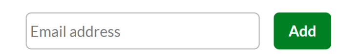 email address field